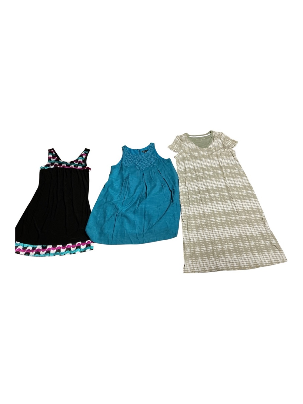 Girls' Teal Sleeveless Dress - Cute Everyday Style